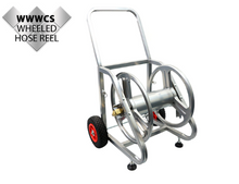 Load image into Gallery viewer, Stand-Alone Compact Metal Hose Reel