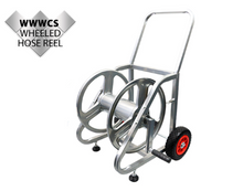 Load image into Gallery viewer, Stand-Alone Compact Metal Hose Reel