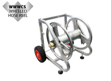 Load image into Gallery viewer, Stand-Alone Compact Metal Hose Reel