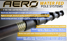 Load image into Gallery viewer, Aero Master Range: &quot;Control&quot; Kevlar Compact Carbon Hybrid Water Fed Pole