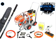 Load image into Gallery viewer, Complete Water Fed Pole and Water Treatment Package Force-X 9M (High-Mod/100% Carbon fibre)
