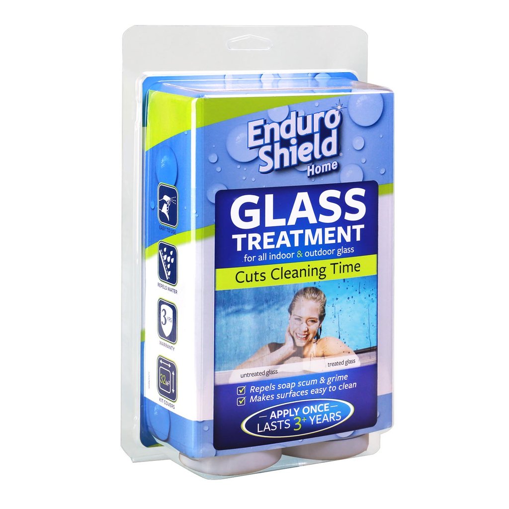  EnduroShield Home Treatment 2 Oz Kit; For Showers & More -ONE  Application PROTECTS, makes GLASS EASIER TO CLEAN for 3 Years. : Health &  Household