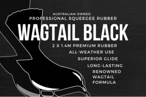 WAGTAIL BLACK PROFESSIONAL SQUEEGEE RUBBER