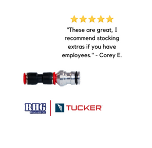 TUCKER Male Quick Connect for 8mm tubing
